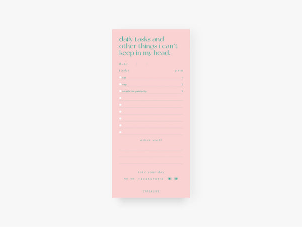 Daily Tasks and Other Things Notepad