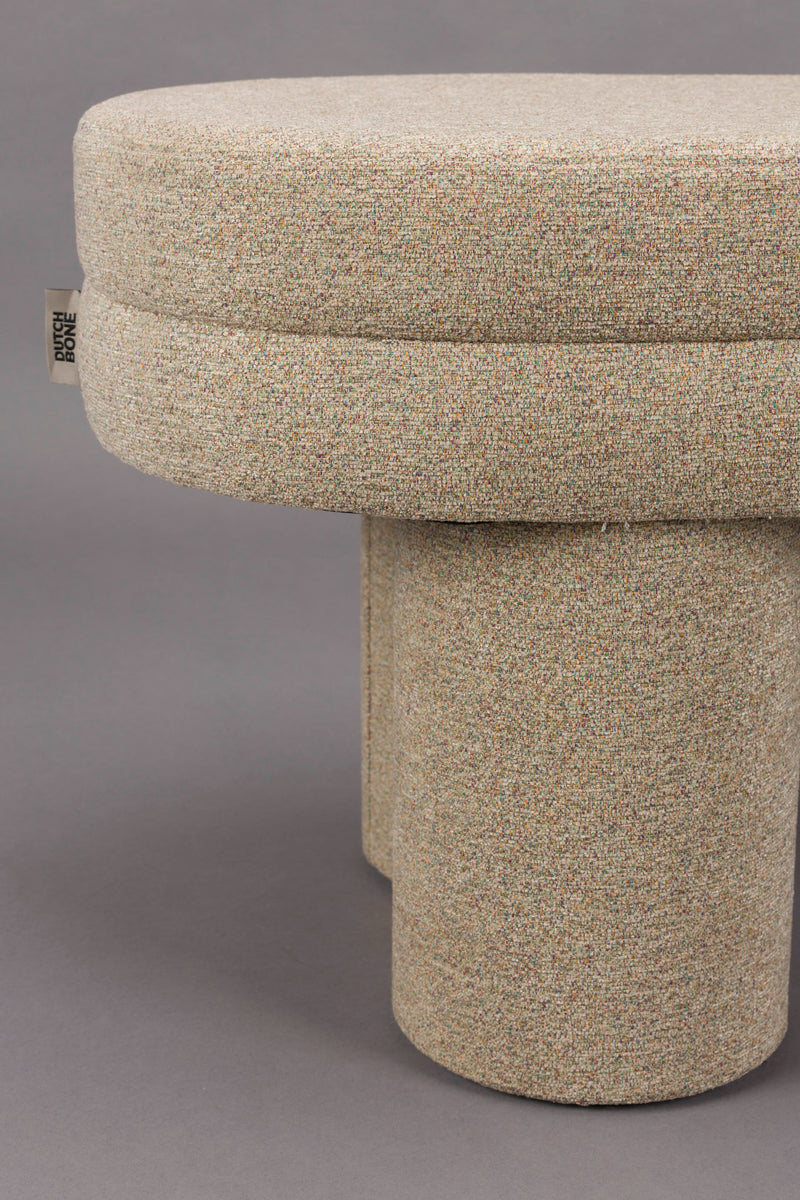 Fern Bouclé Bench