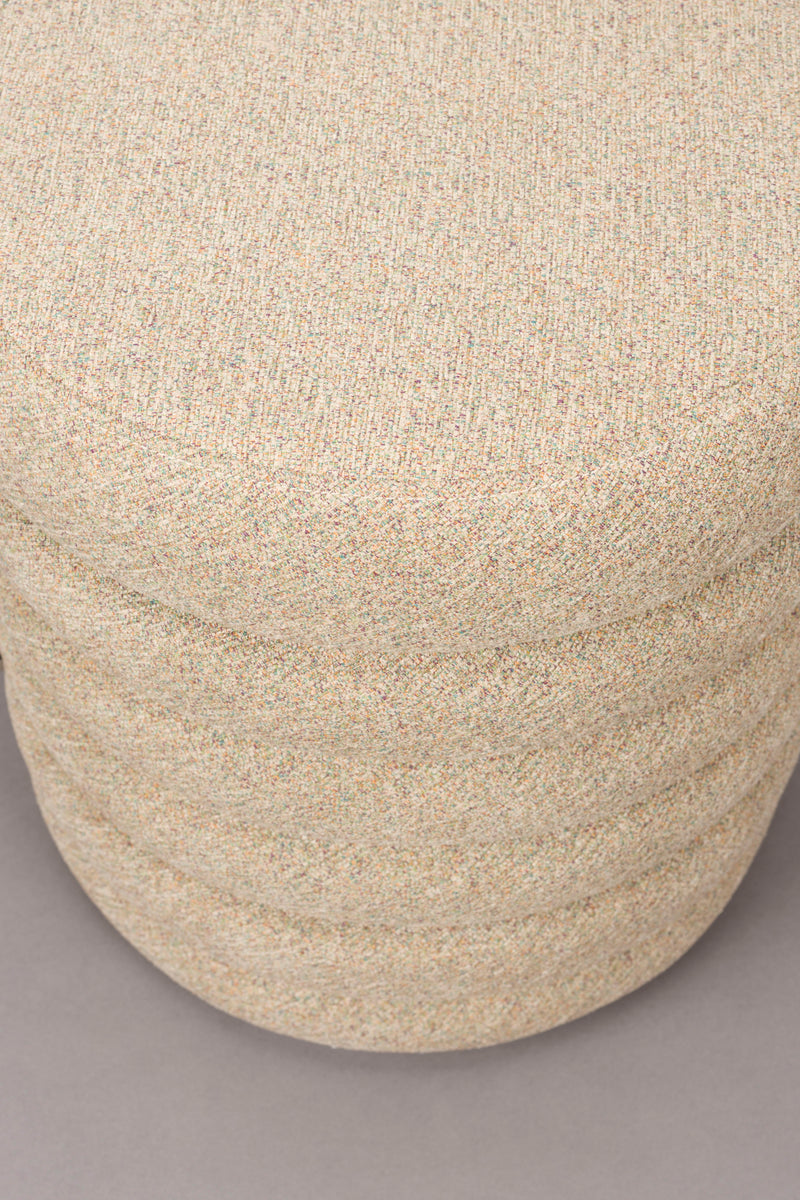 Fern Bouclé Pouf