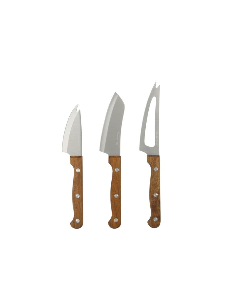 Cheese Knives Nature - Set of 3