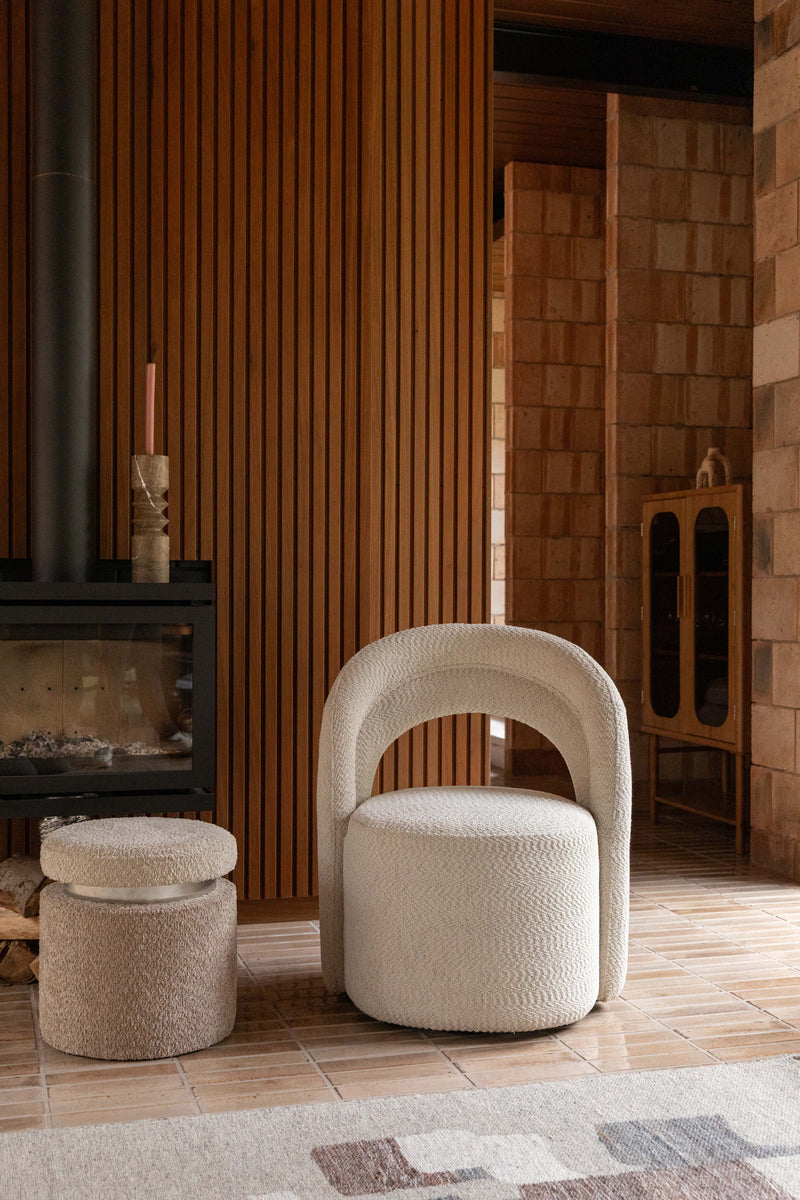 Sen Bouclé Stool/Pouf