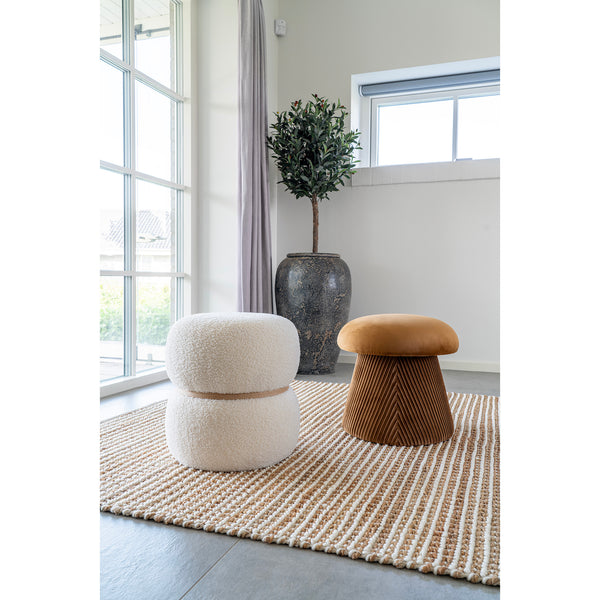 Hampton Velvet Pouf