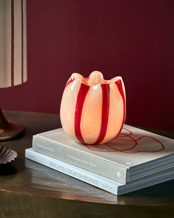 Gula Stripe Tealight Holder/ Vase