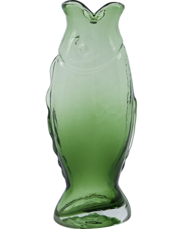 HDFish Glass Green Vase