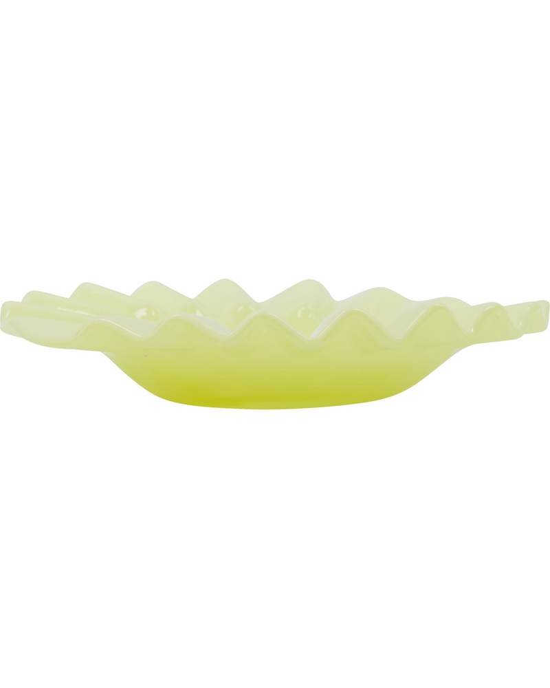 HDWave Yellow Glass Tray