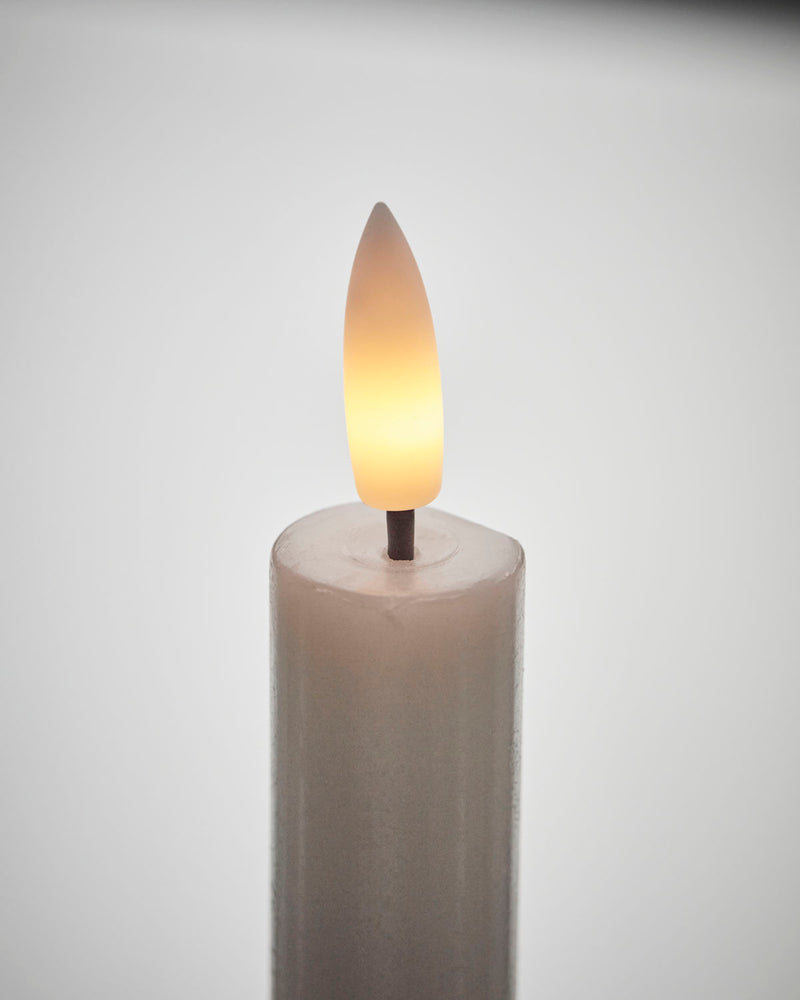 LED White Candles - Set of 2