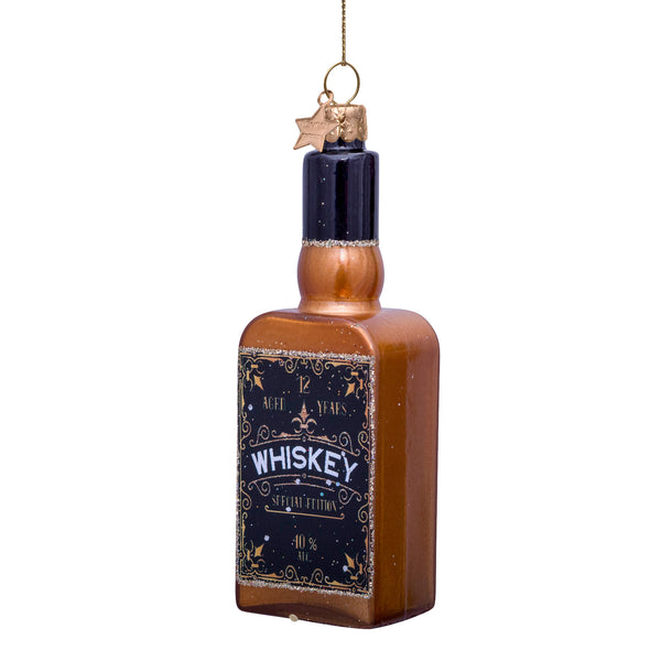 Whiskey Bottle Christmas Decoration