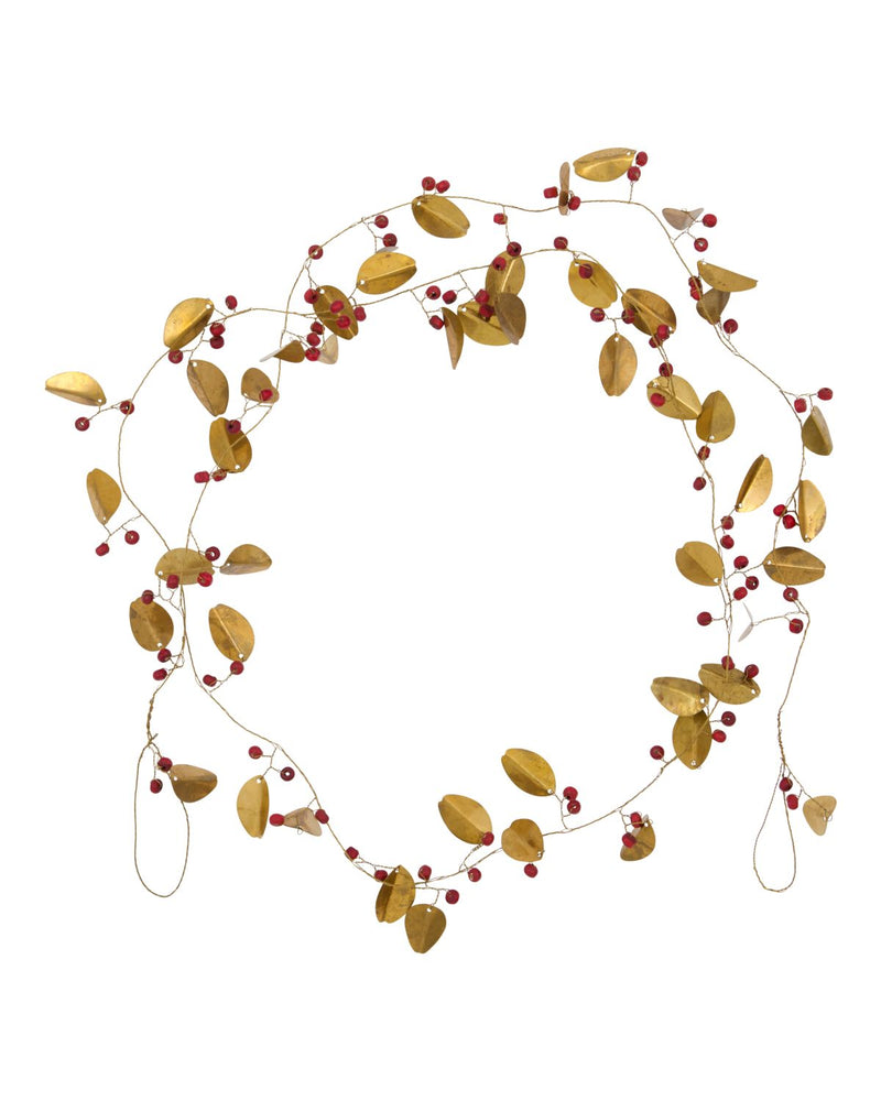 HDLeafi Brass Garland Wreath