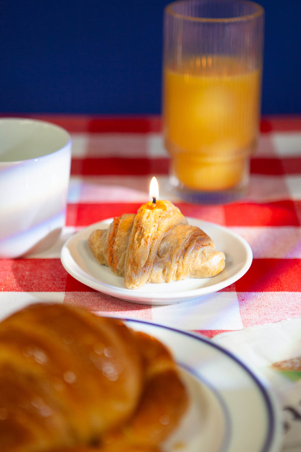 Good Morning Croissant Candle