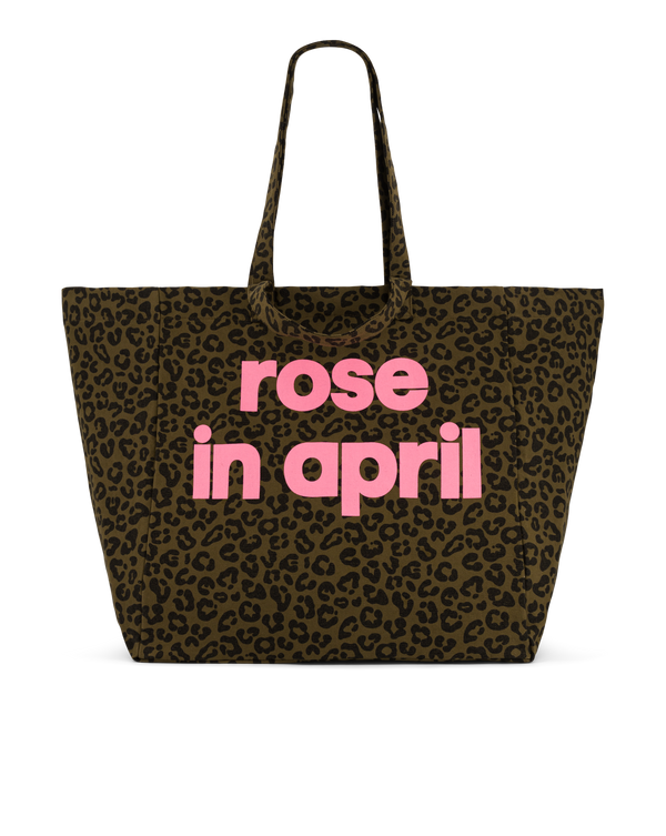 Eliza Leopard Olive Oversized Tote Bag - Special Edition