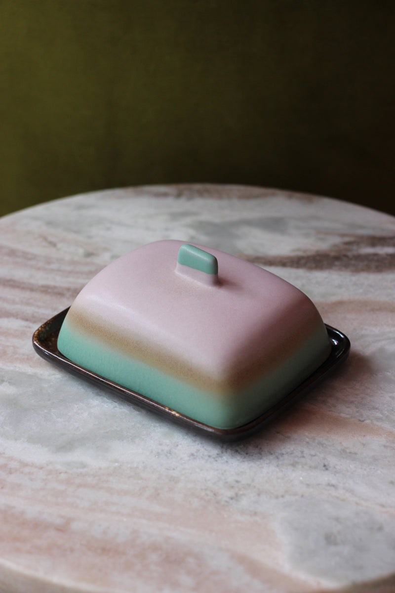 HKliving 70's Ceramic Mercury Butterdish