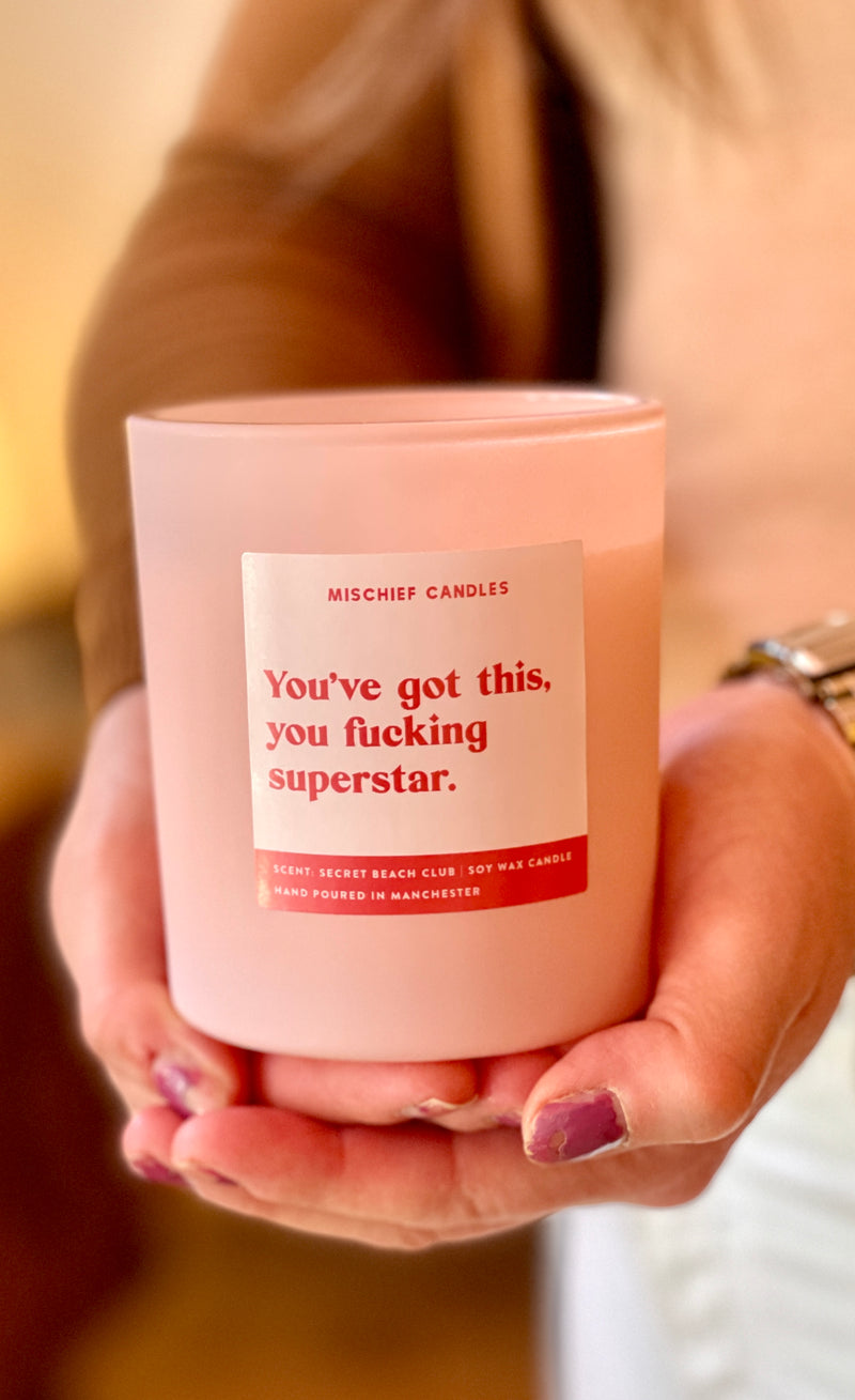 You've Got This Superstar Candle