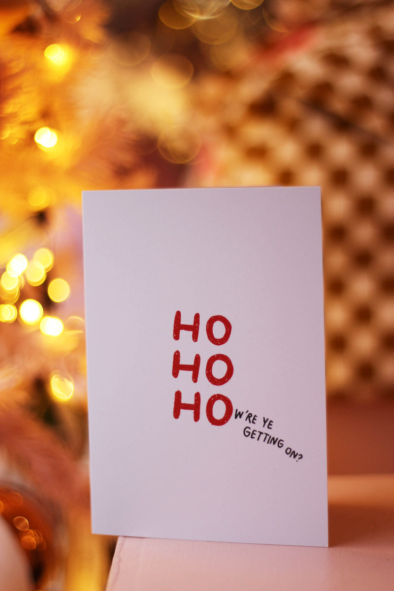 Ho Ho Ho Christmas Card