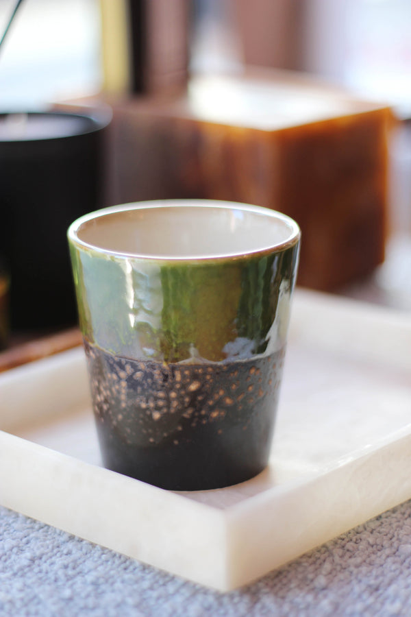 HKliving 70's Ceramic Algae Coffee Mug