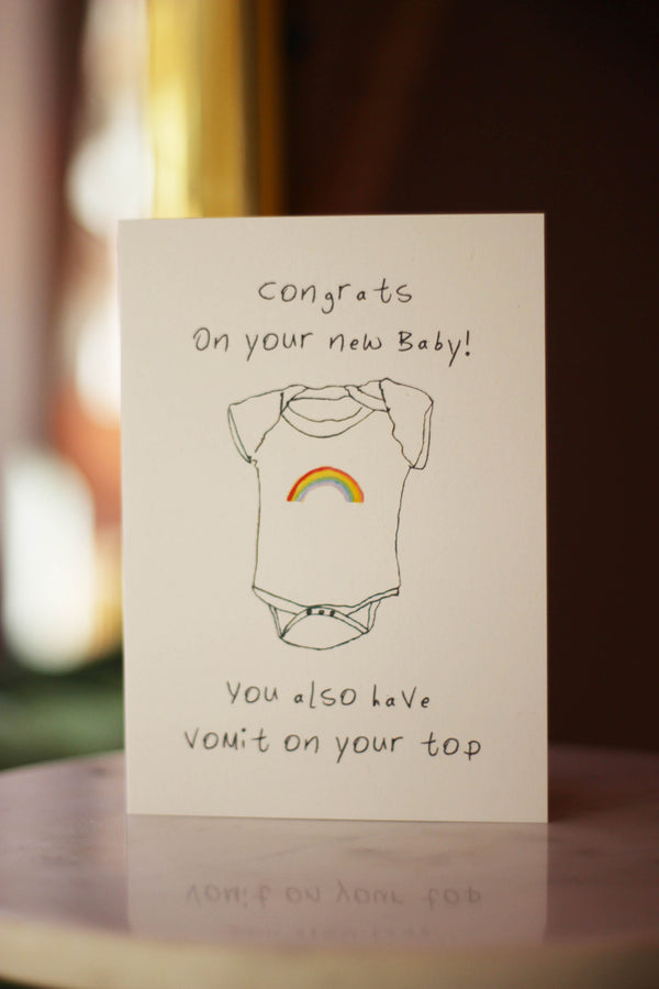 Baby Vomit Card