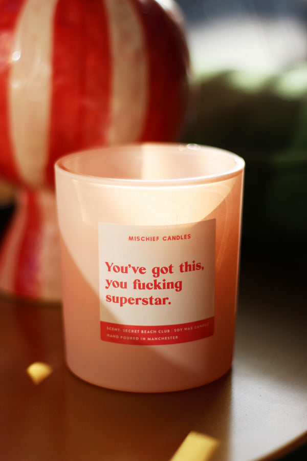 You've Got This Superstar Candle