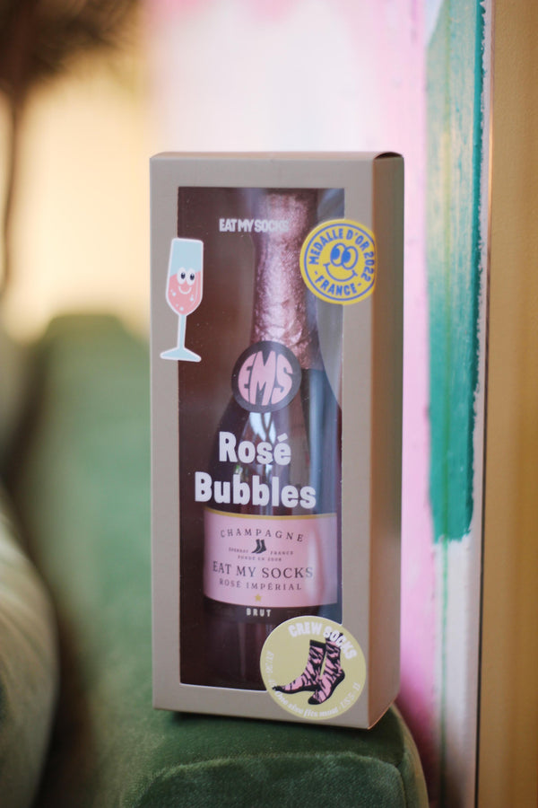 Rosé Bubbles Sock Gift