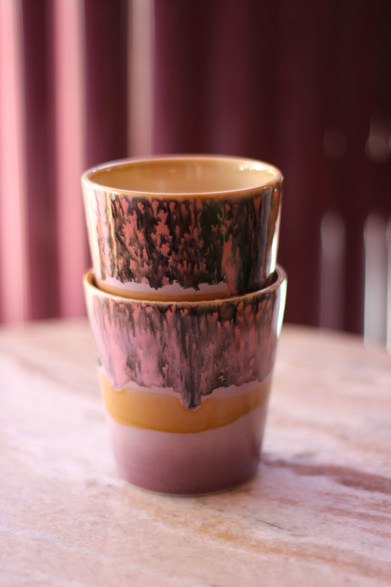 HKliving 70's Ceramic Blast Americano Mug