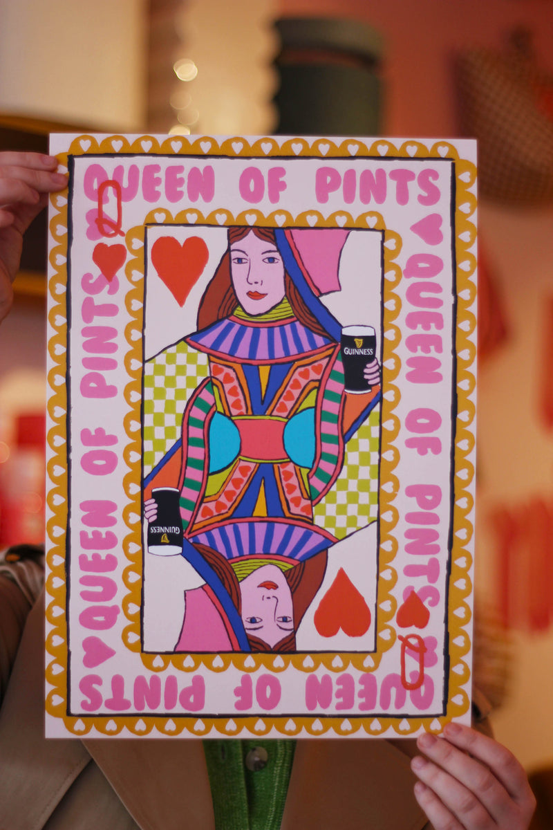 Queen of Pints Art Print