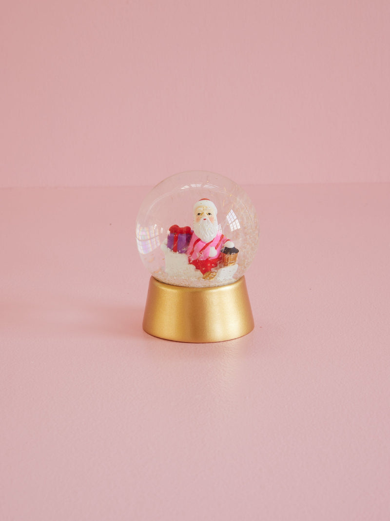 Snowglobe Santa Christmas Decoration