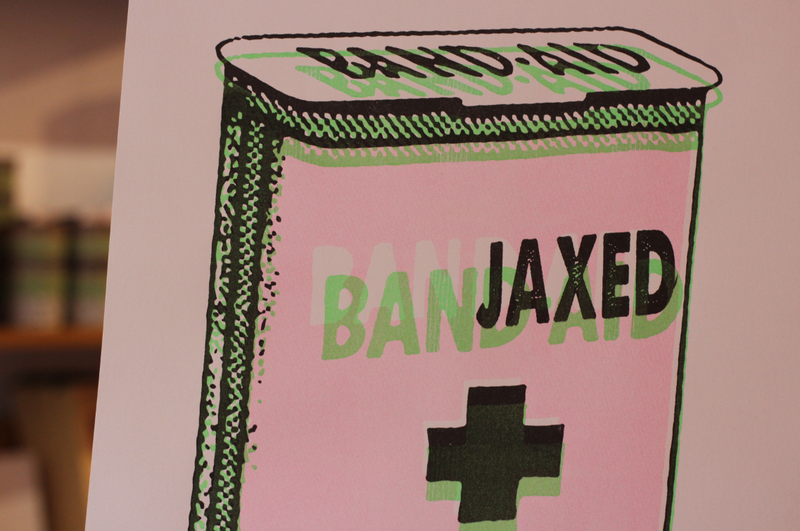 Banjaxed Art Print