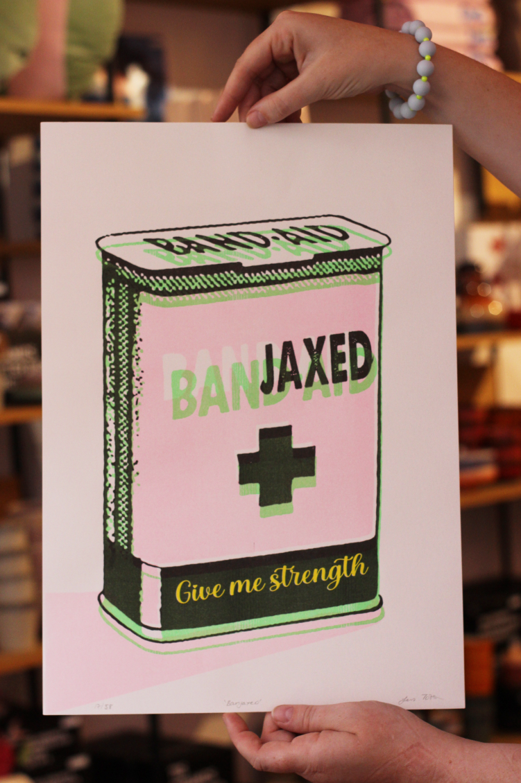 Banjaxed Art Print