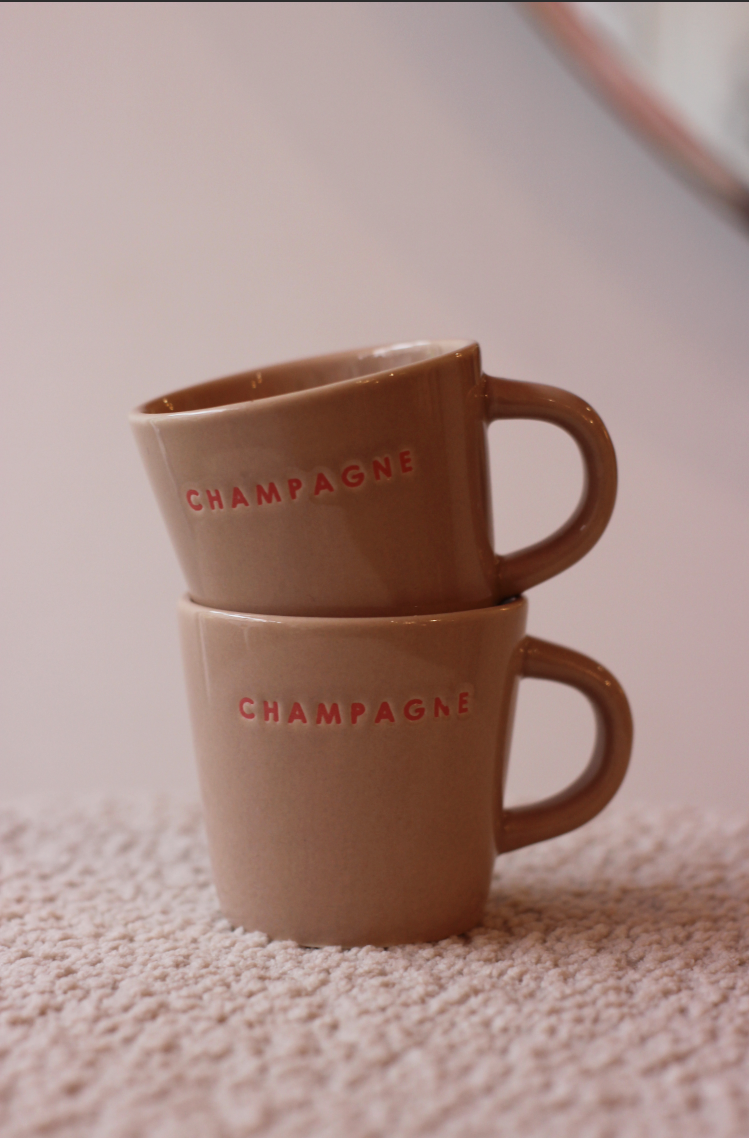 CHAMPAGNE Espresso Mugs