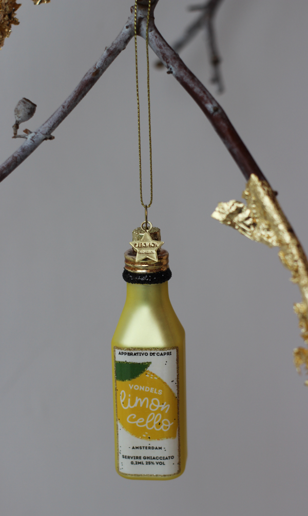 Limoncello Bottle Christmas Decoration