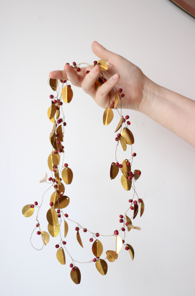 HDLeafi Brass Garland Wreath