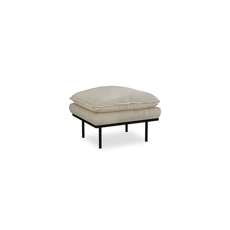 HKliving Ivory Retro Hocker/ Footrest