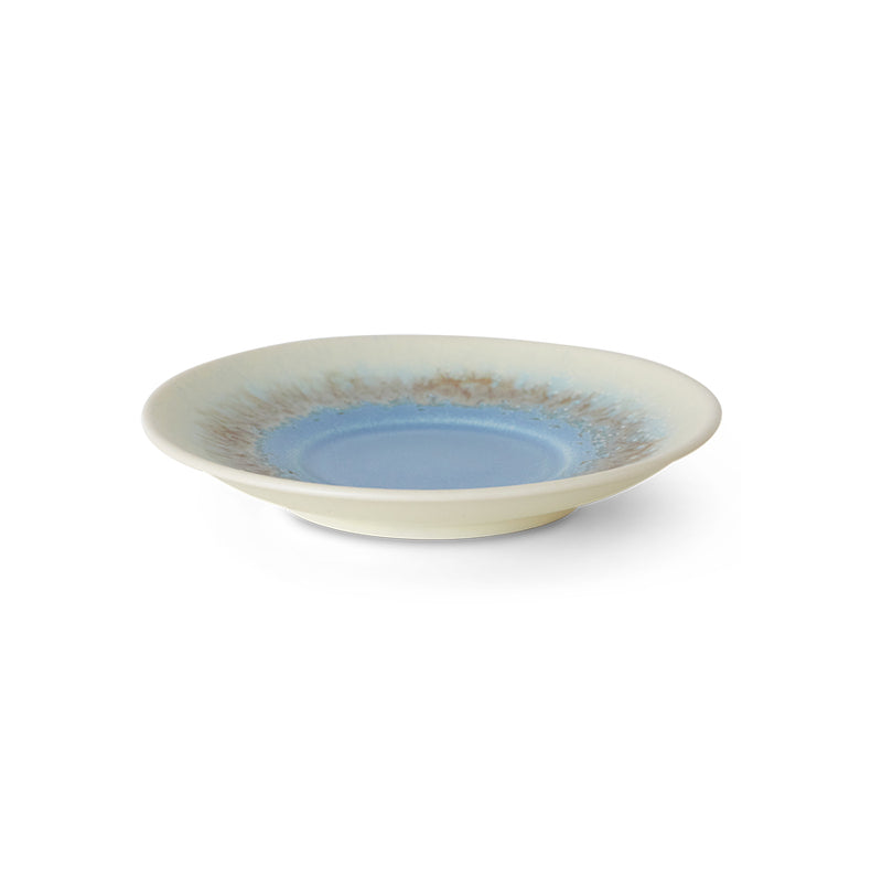 HKliving 70's Ceramic Azure Saucer