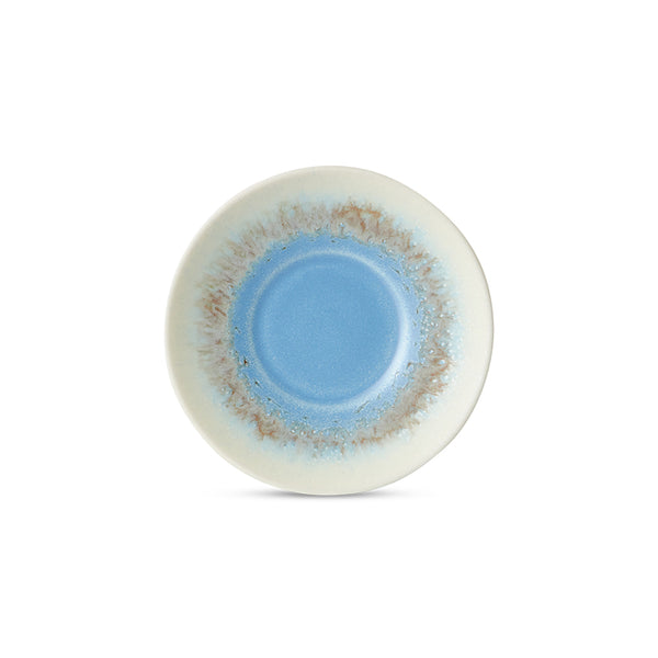 HKliving 70's Ceramic Azure Saucer