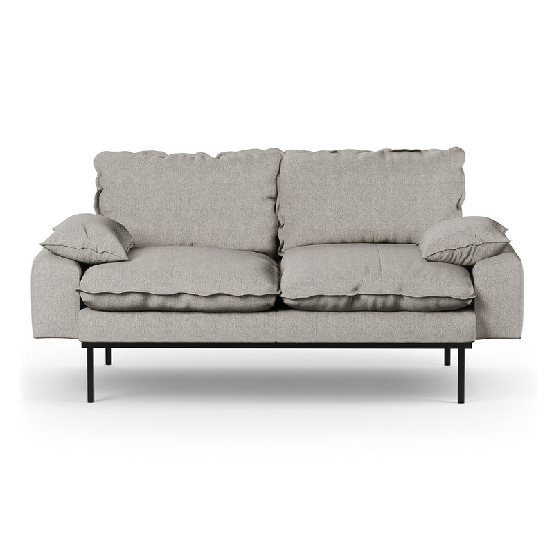 HKliving Sneak Light Grey Retro Sofa