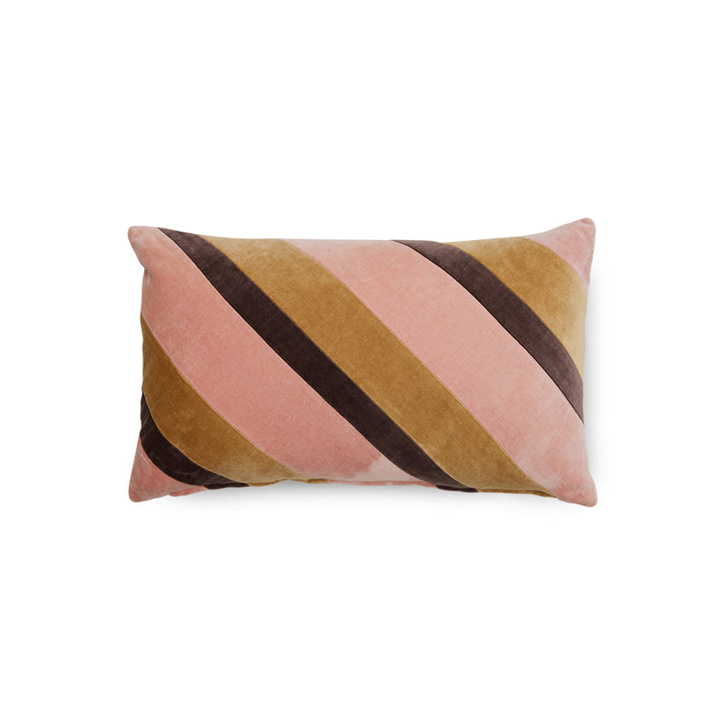 Striped Sunkissed Velvet Cushion