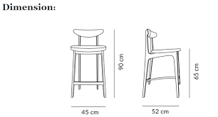 366 Concept Bespoke Kitchen Stools, Custom Bar Stools - Mid Century ...